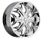 This is a wonderful wheel to have. This is a full face wheel with a deep lip and 6 dual spokes. When the sun hit this wheel you will get blinded by the beauty.